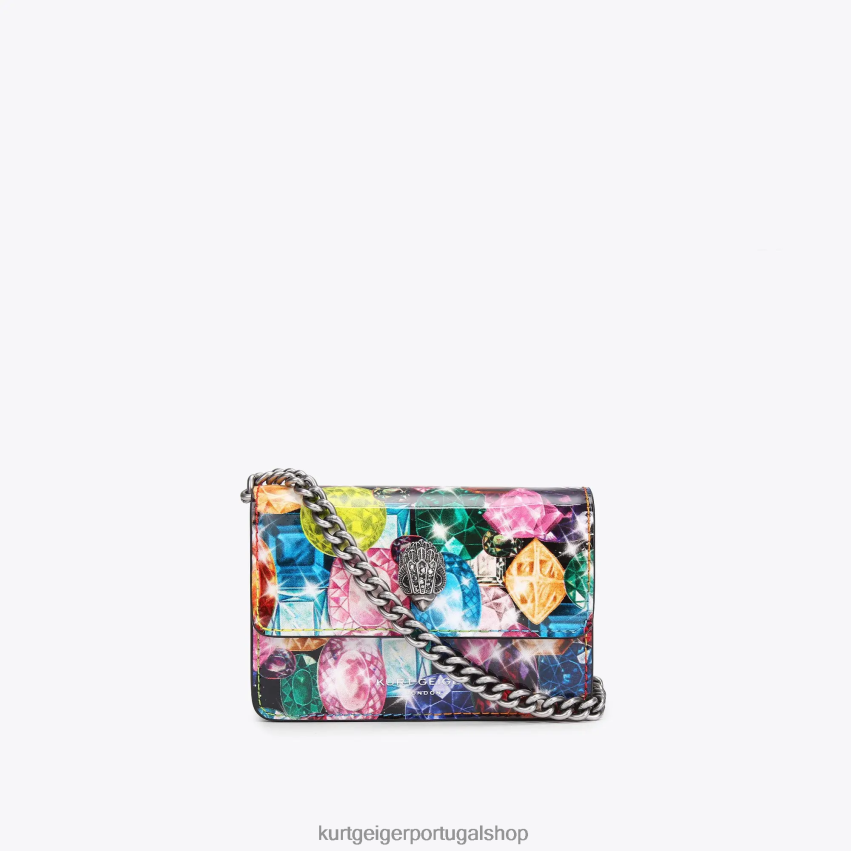 Kurt Geiger mulheres londres shoreditch extra pequeno corpo cruzado 8J6X00115 vários/outros | bolsas