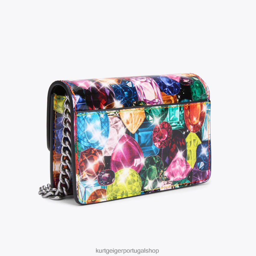 Kurt Geiger mulheres londres shoreditch extra pequeno corpo cruzado 8J6X00115 vários/outros | bolsas