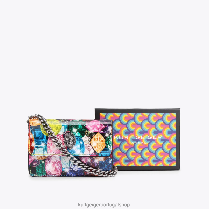Kurt Geiger mulheres londres shoreditch extra pequeno corpo cruzado 8J6X00115 vários/outros | bolsas