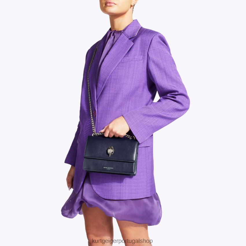 Kurt Geiger mulheres londres shoreditch pequena crossbody 8J6X00141 roxo | bolsas