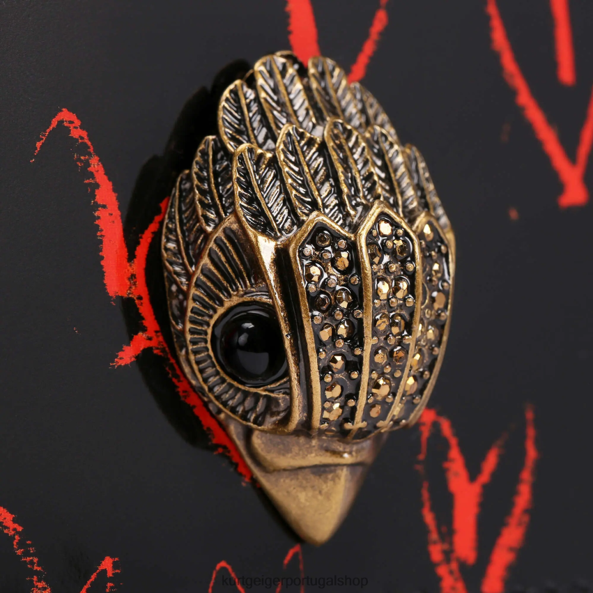 Kurt Geiger mulheres londres shoreditch pequeno corpo cruzado 8J6X00116 preto vermelho | bolsas