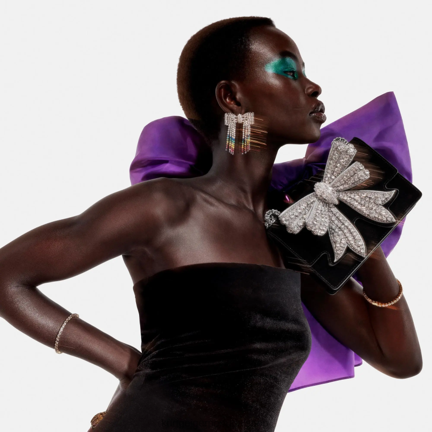 Kurt Geiger mulheres londres shoreditch pequeno corpo cruzado 8J6X00124 Preto branco | bolsas