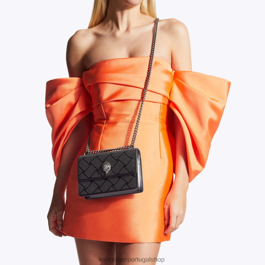 Kurt Geiger mulheres londres shoreditch pequeno corpo cruzado 8J6X00125 preto outro | bolsas