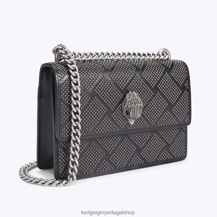 Kurt Geiger mulheres londres shoreditch pequeno corpo cruzado 8J6X00125 preto outro | bolsas