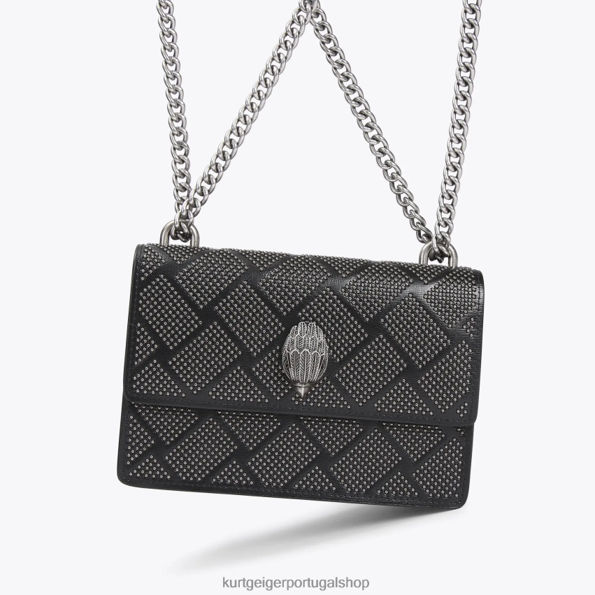 Kurt Geiger mulheres londres shoreditch pequeno corpo cruzado 8J6X00125 preto outro | bolsas