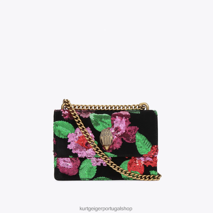 Kurt Geiger mulheres londres shoreditch pequeno corpo cruzado 8J6X00127 Fushia | bolsas