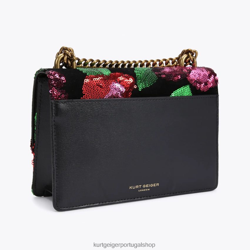 Kurt Geiger mulheres londres shoreditch pequeno corpo cruzado 8J6X00127 Fushia | bolsas