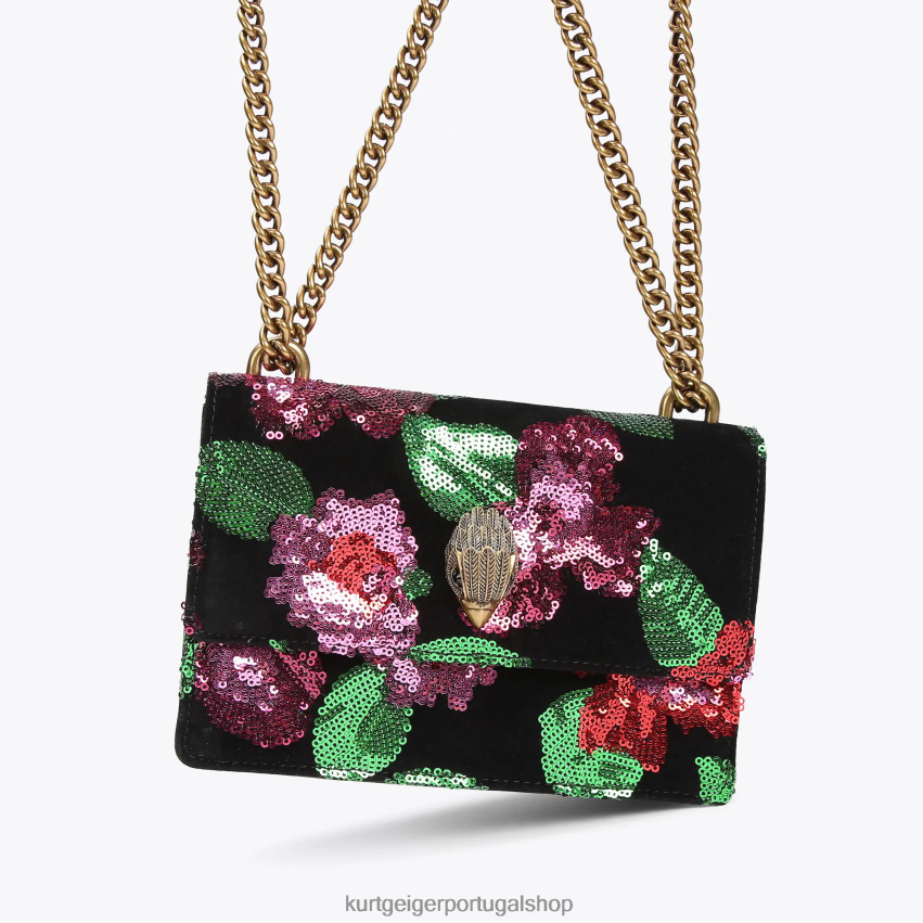 Kurt Geiger mulheres londres shoreditch pequeno corpo cruzado 8J6X00127 Fushia | bolsas