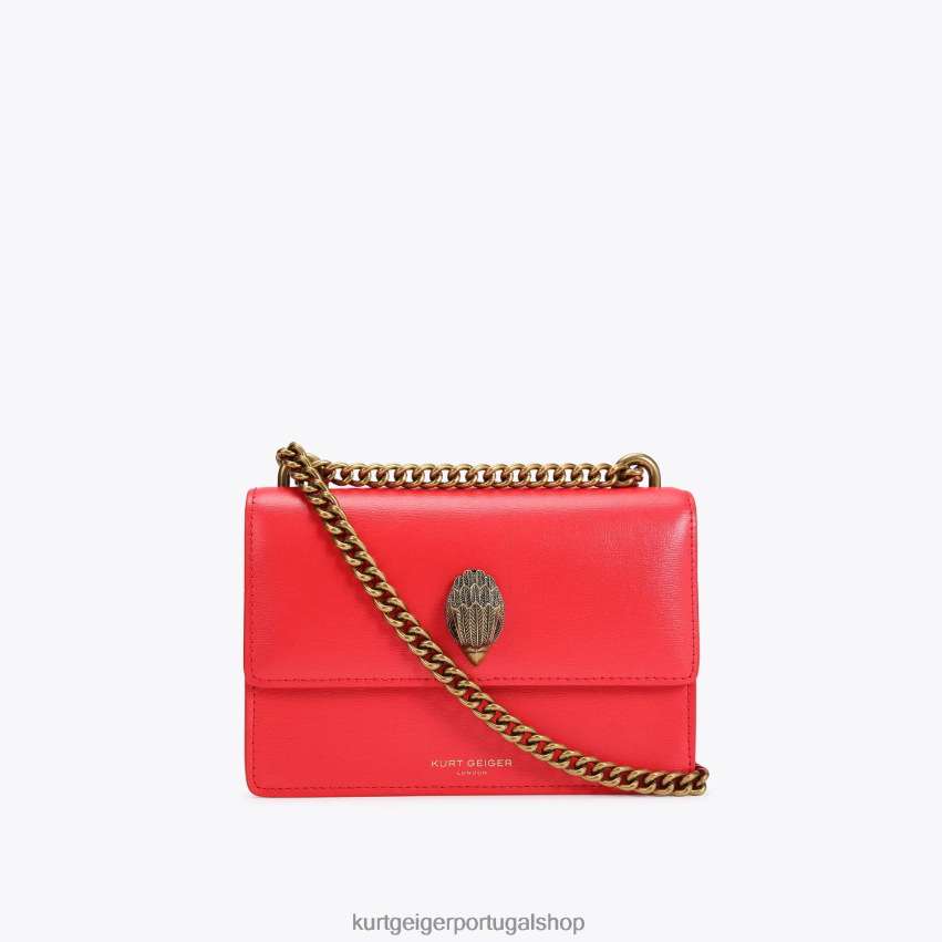 Kurt Geiger mulheres londres shoreditch pequeno corpo cruzado 8J6X00128 vermelho | bolsas