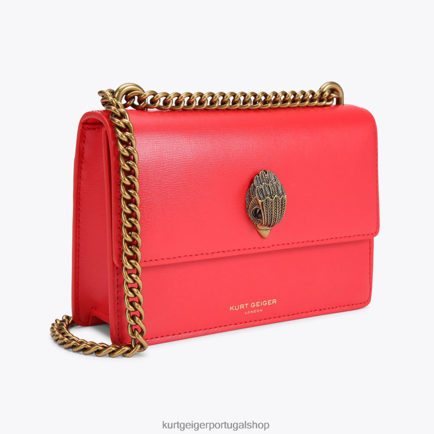 Kurt Geiger mulheres londres shoreditch pequeno corpo cruzado 8J6X00128 vermelho | bolsas