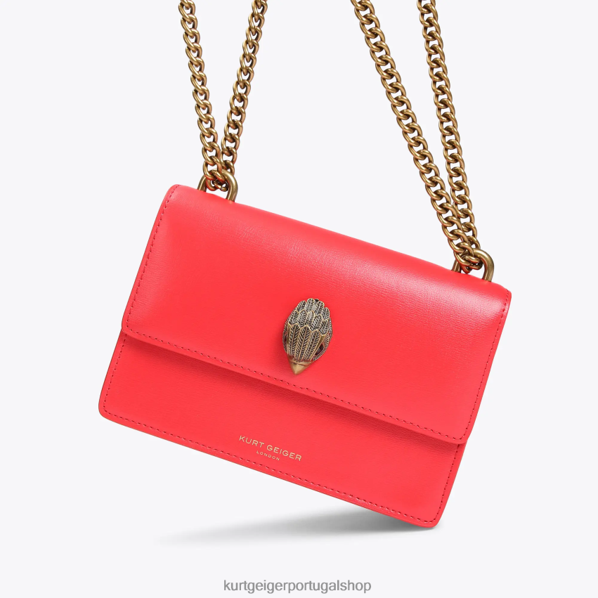 Kurt Geiger mulheres londres shoreditch pequeno corpo cruzado 8J6X00128 vermelho | bolsas
