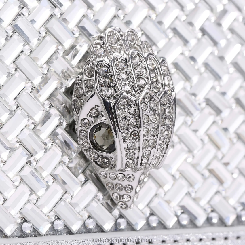 Kurt Geiger mulheres londres shoreditch pequeno corpo cruzado 8J6X00130 combinação de metal | bolsas