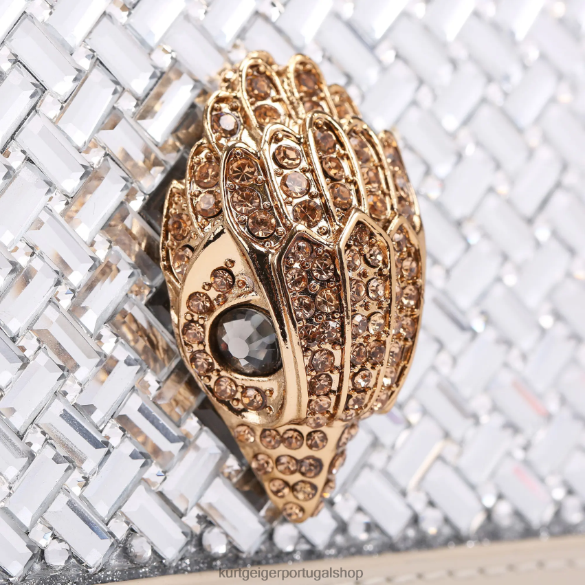 Kurt Geiger mulheres londres shoreditch pequeno corpo cruzado 8J6X00133 combinação de metal | bolsas