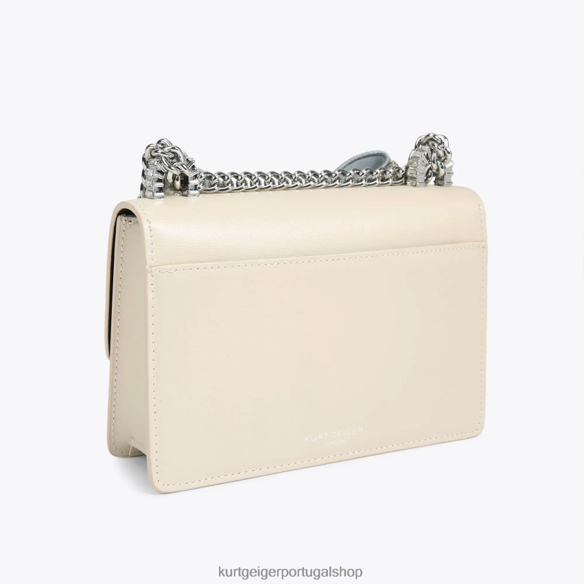Kurt Geiger mulheres londres shoreditch pequeno corpo cruzado 8J6X00137 osso | bolsas