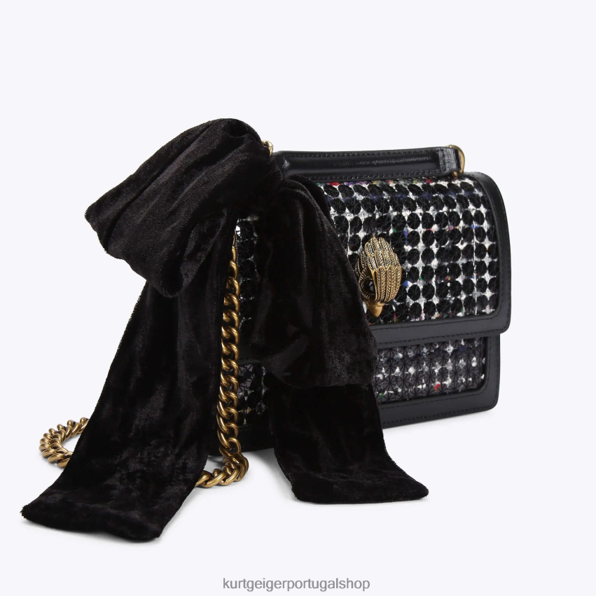 Kurt Geiger mulheres londres shoreditch pequeno corpo cruzado 8J6X00140 preto | bolsas