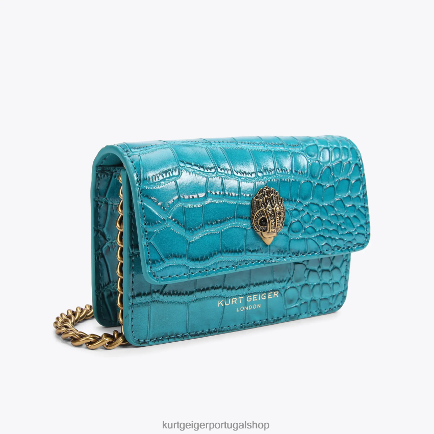 Kurt Geiger mulheres londres shoreditch xs xbody 8J6X00259 gasolina | bolsas