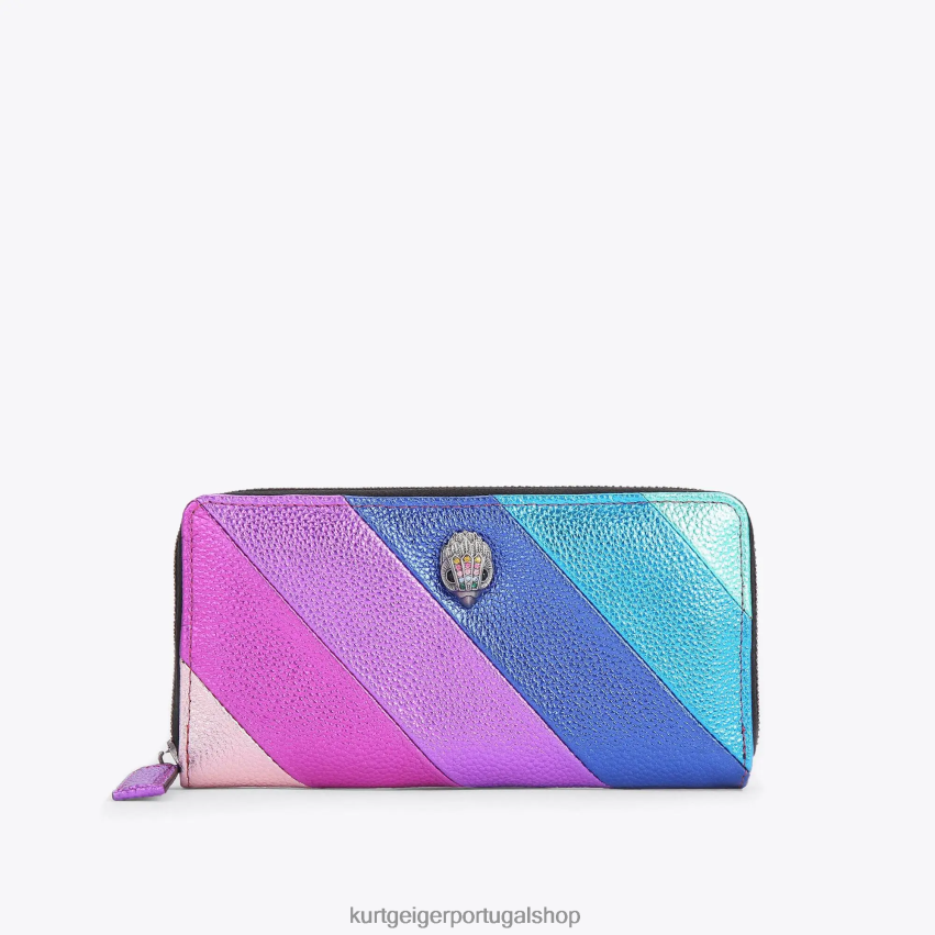Kurt Geiger mulheres carteira com zíper londres kensington 8J6X00155 vários/outros | bolsas