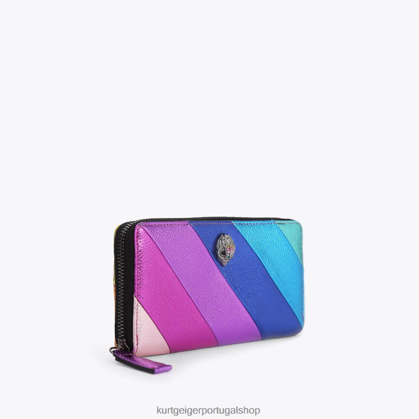 Kurt Geiger mulheres carteira com zíper londres kensington 8J6X00155 vários/outros | bolsas