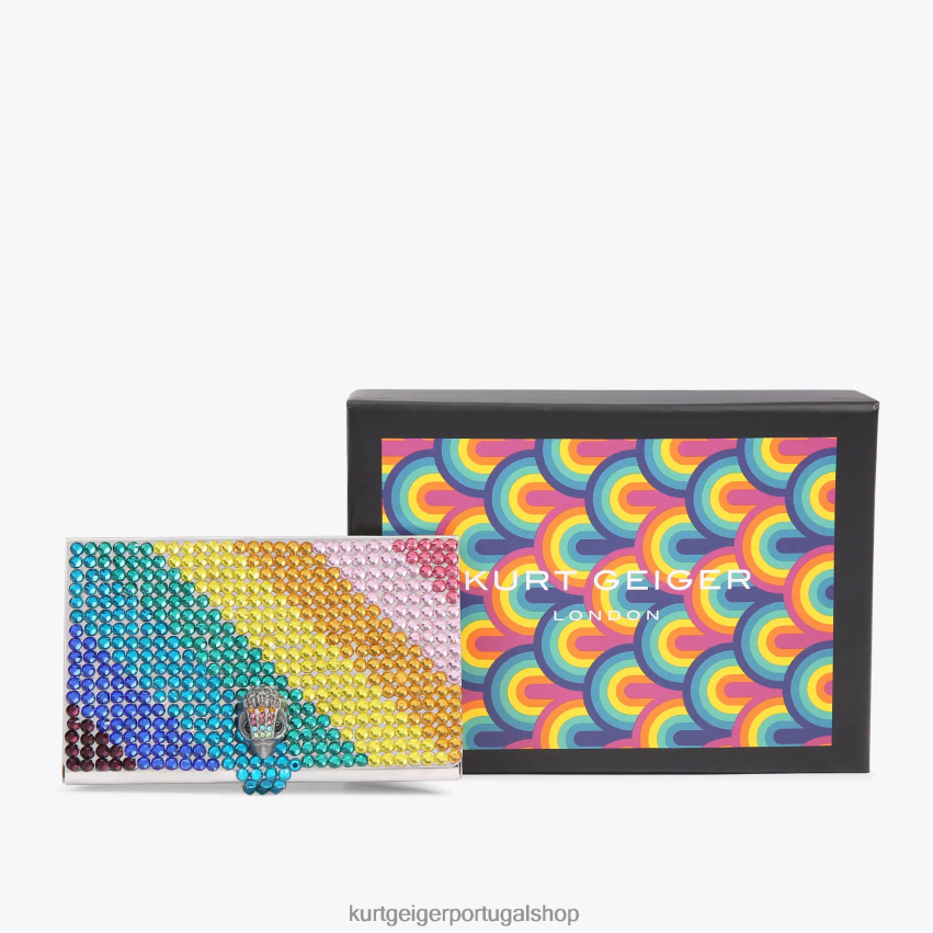 Kurt Geiger mulheres estojo de cartão de cristal de Londres 8J6X00230 vários/outros | bolsas