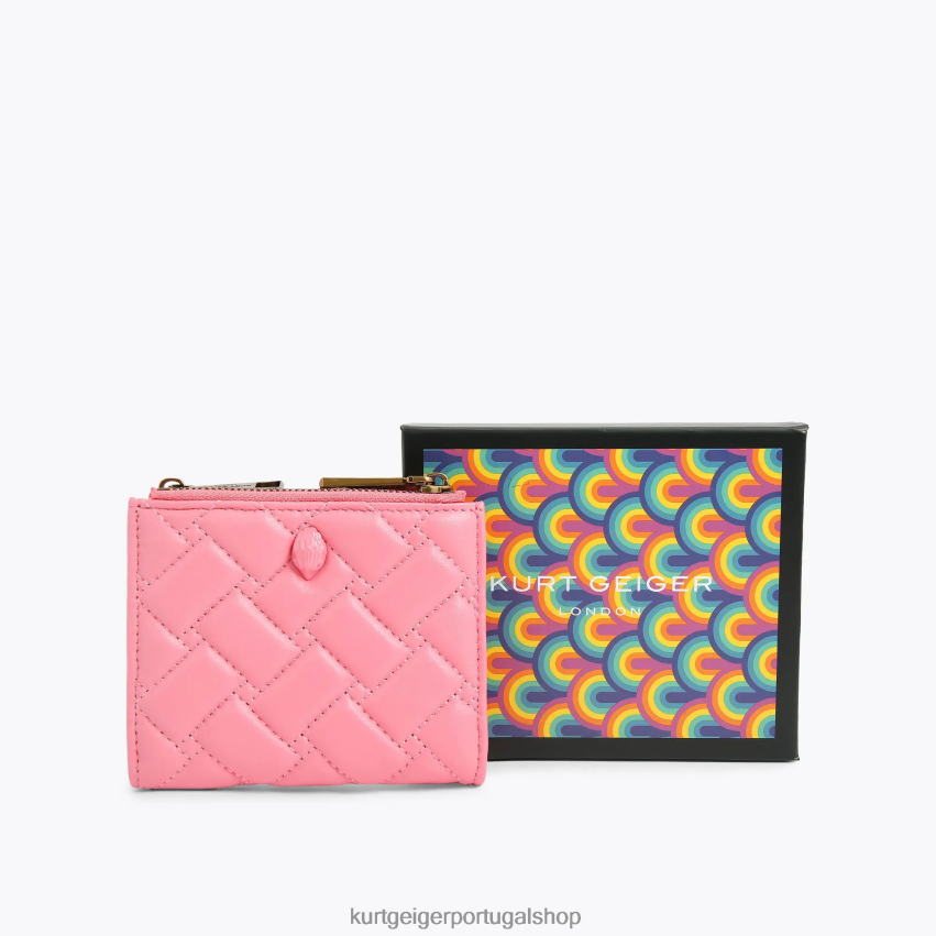 Kurt Geiger mulheres mini bolsa londres kensington 8J6X00539 rosa | bolsas