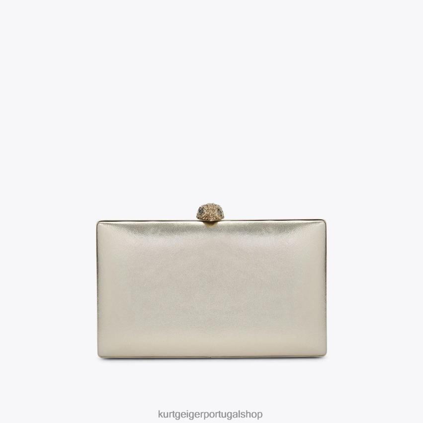 Kurt Geiger mulheres embreagem de cristal londres kensington 8J6X0059 ouro | bolsas