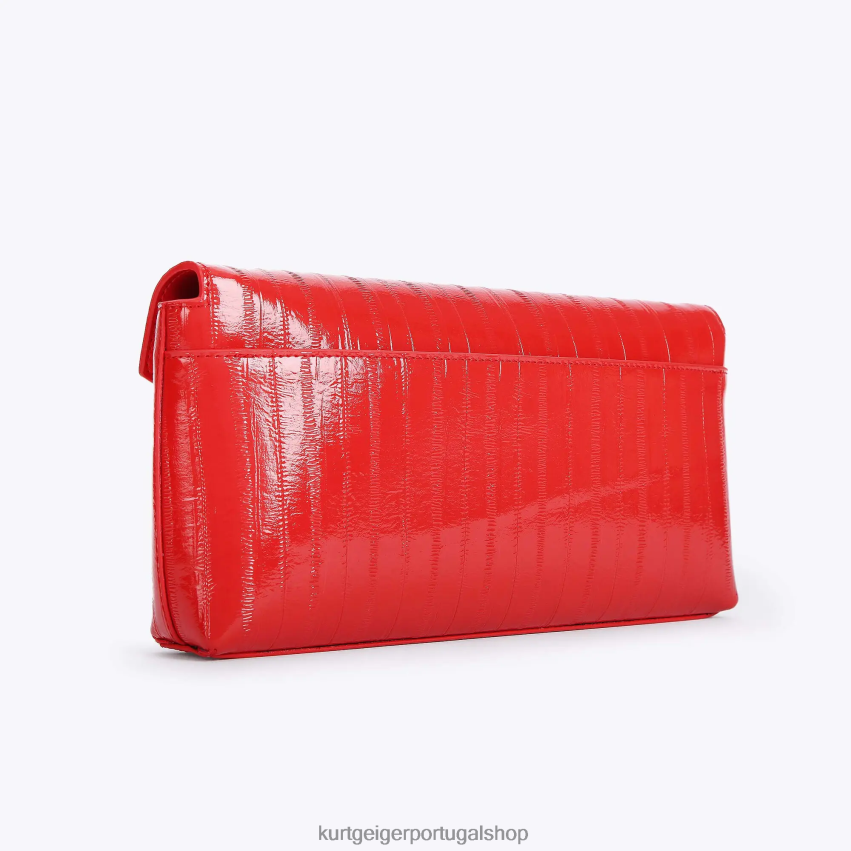Kurt Geiger mulheres envelope shoreditch de londres 8J6X00132 combinação vermelha | bolsas