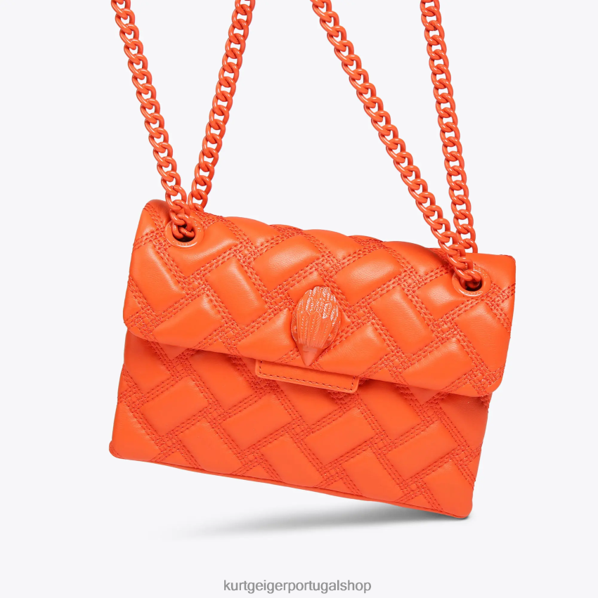 Kurt Geiger mulheres Londres mini banho kensington 8J6X0015 laranja | bolsas