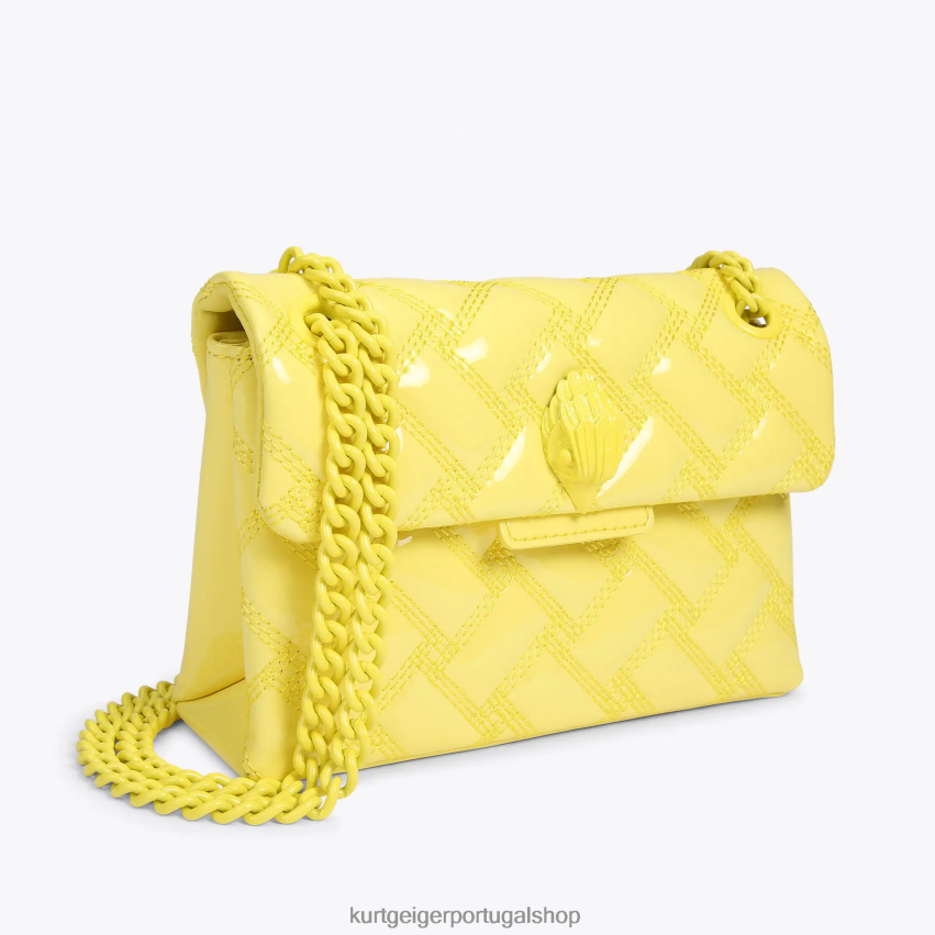 Kurt Geiger mulheres Londres mini banho kensington 8J6X0079 amarelo | bolsas
