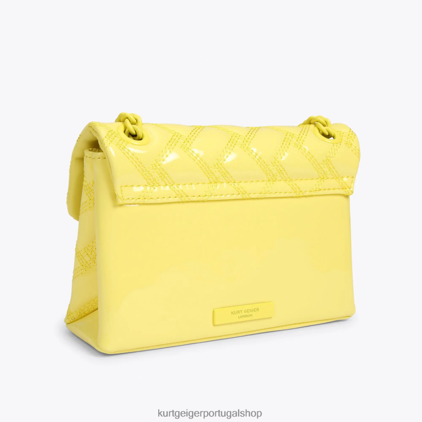 Kurt Geiger mulheres Londres mini banho kensington 8J6X0079 amarelo | bolsas