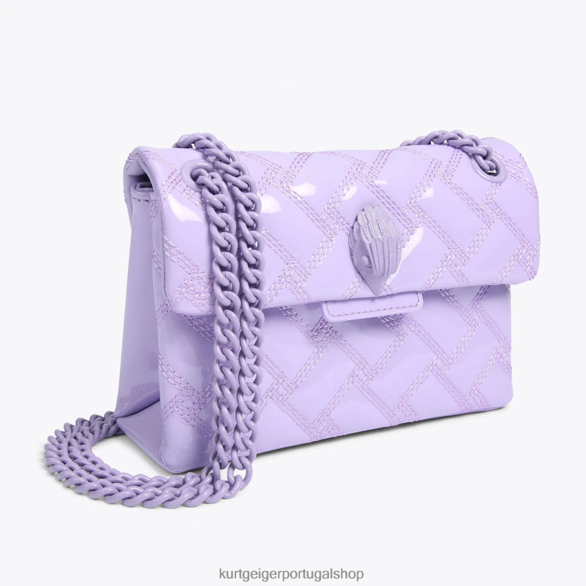 Kurt Geiger mulheres Londres mini banho kensington 8J6X0087 lilás | bolsas