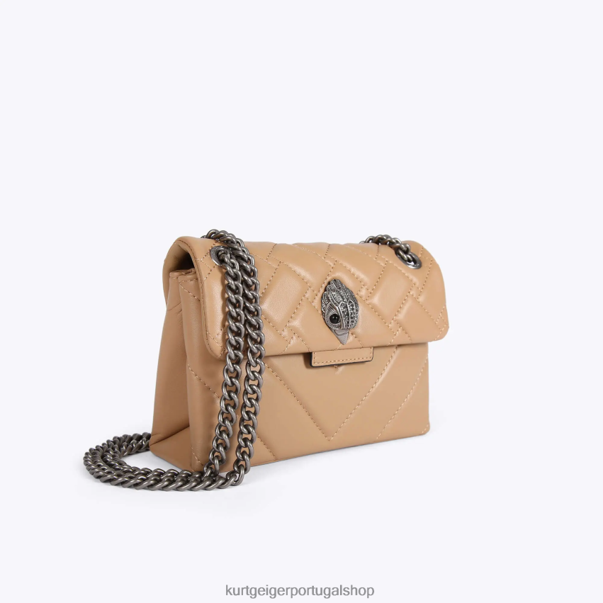 Kurt Geiger mulheres Londres mini kensington 8J6X00101 camelo | bolsas
