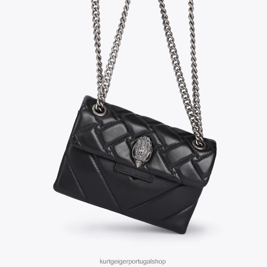 Kurt Geiger mulheres Londres mini kensington 8J6X0068 preto | bolsas