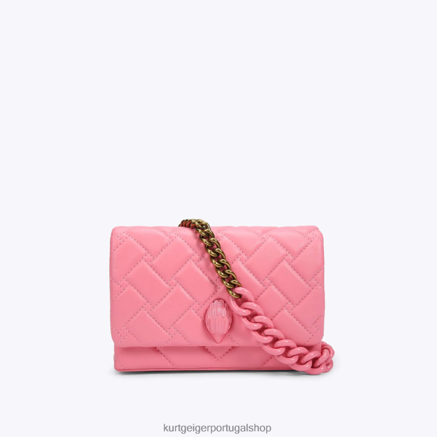 Kurt Geiger mulheres Londres mini kensington 8J6X0078 rosa | bolsas