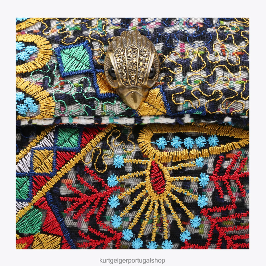 Kurt Geiger mulheres Londres tweed mini kensington 8J6X0028 vários/outros | bolsas