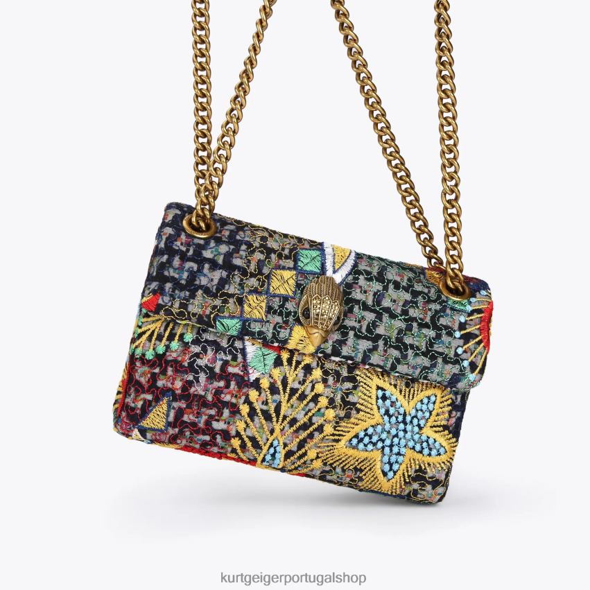 Kurt Geiger mulheres Londres tweed mini kensington 8J6X0028 vários/outros | bolsas