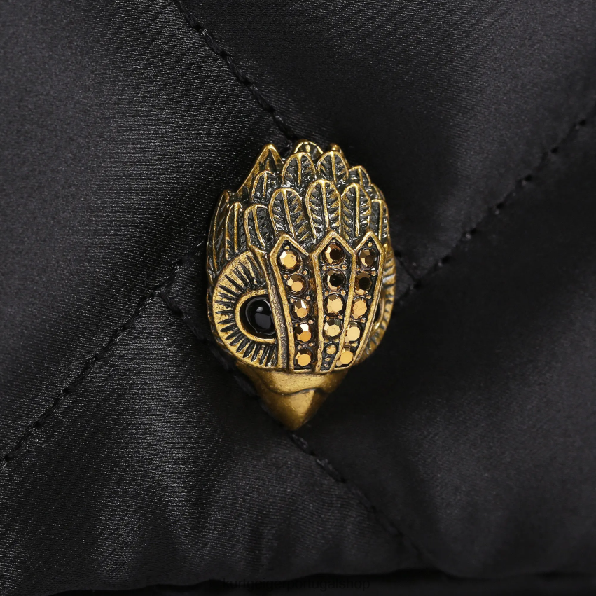 Kurt Geiger mulheres bolsa cosmética reciclada em Londres 8J6X00280 preto | bolsas