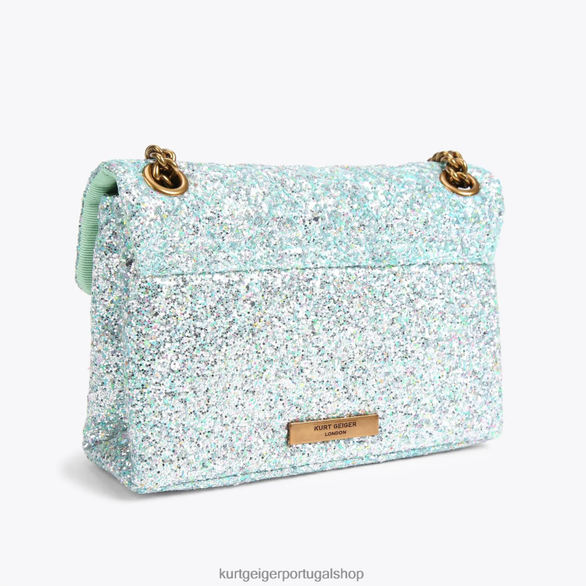 Kurt Geiger mulheres bolsa mini kensington londres 8J6X0093 verde pálido | bolsas