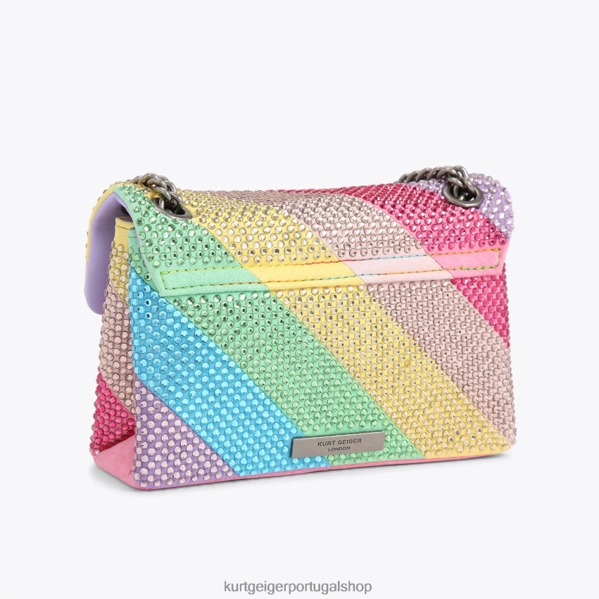 Kurt Geiger mulheres tecido londrino mini kensington 8J6X0012 vários/outros | bolsas