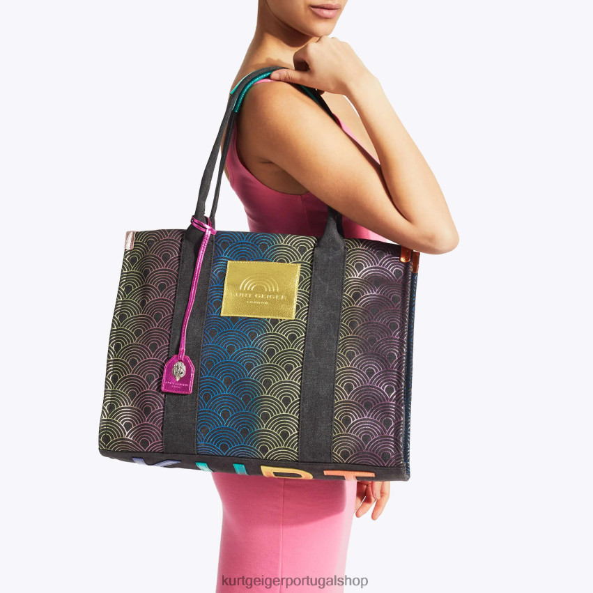 Kurt Geiger mulheres bolsa grande southbank de londres 8J6X00205 preto outro | bolsas
