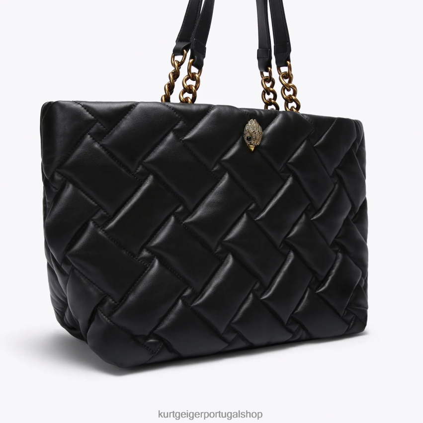 Kurt Geiger mulheres comprador macio de londres kensington 8J6X0071 preto | bolsas