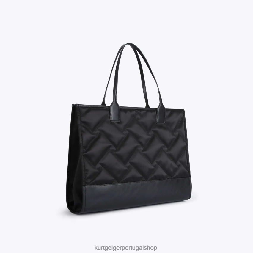 Kurt Geiger mulheres comprador quadrado reciclado de Londres 8J6X00283 preto | bolsas