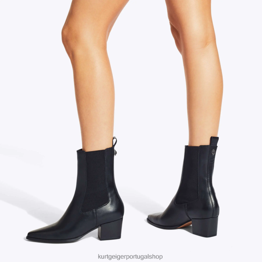 Kurt Geiger mulheres estrela de londres chelsea 8J6X00396 preto | calçados
