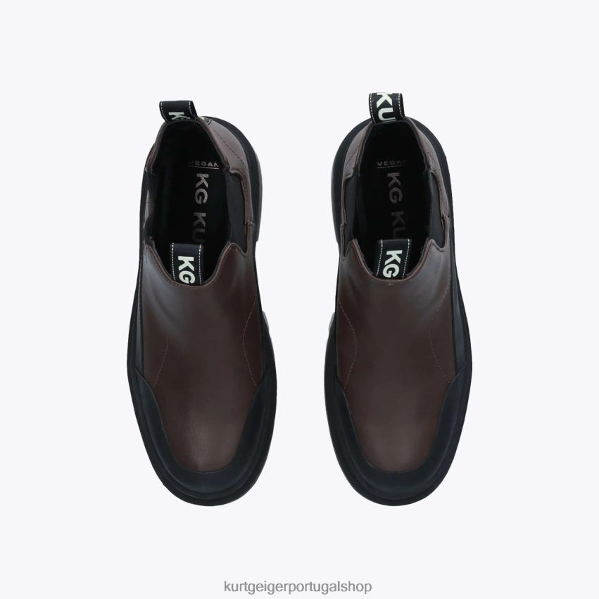 Kurt Geiger mulheres rastreador londres chelsea 8J6X00374 marrom | calçados