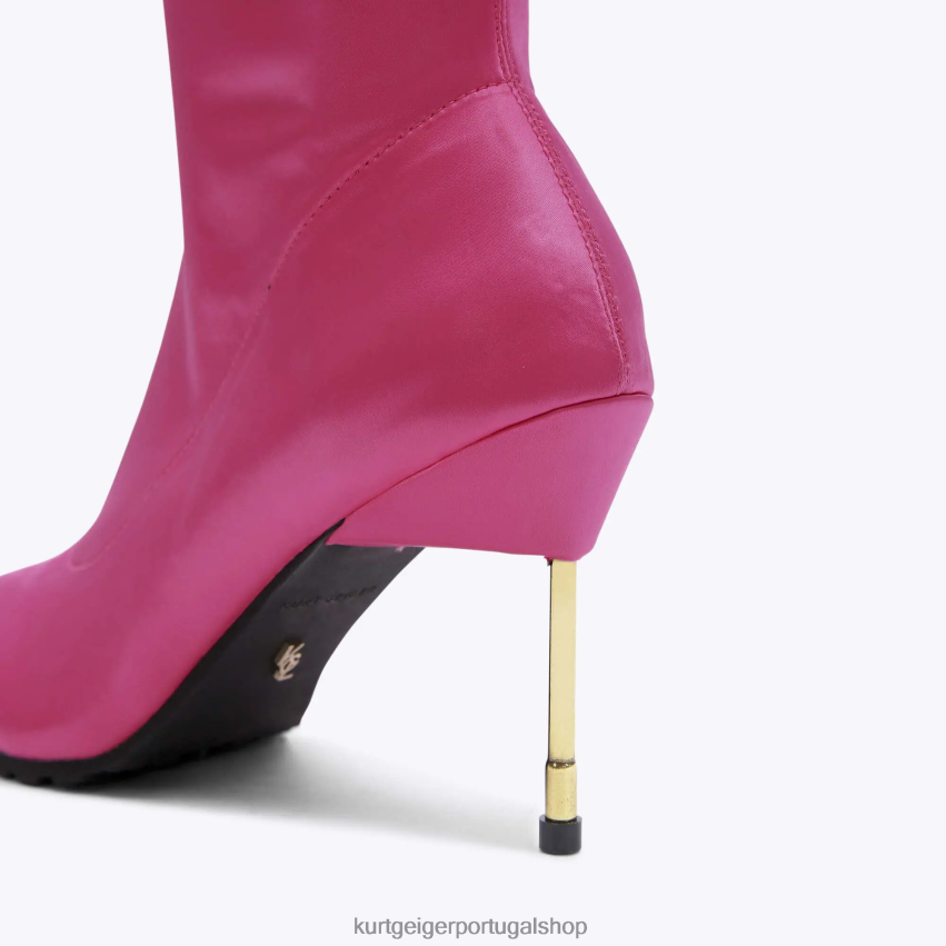 Kurt Geiger mulheres barbacã de Londres sobre o joelho 8J6X00413 Fushia | calçados