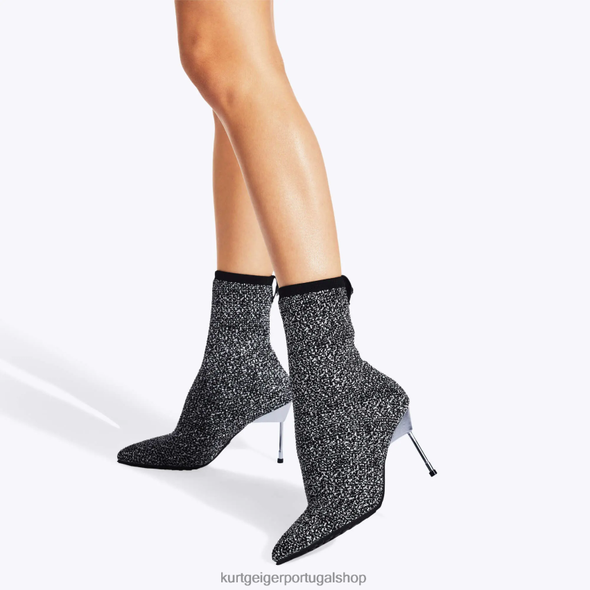 Kurt Geiger mulheres barbacã de Londres 8J6X00402 prata | calçados