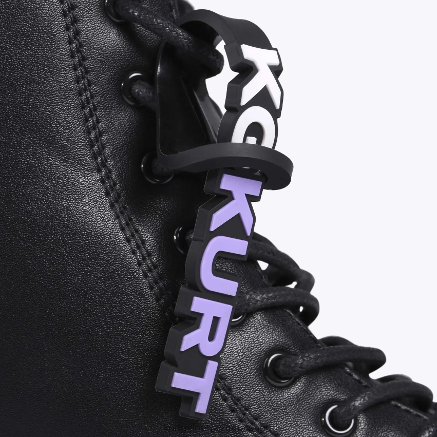 Kurt Geiger mulheres trekker de londres amarrado 8J6X00457 preto | calçados