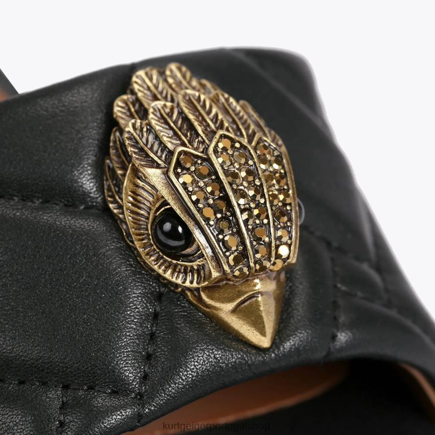 Kurt Geiger mulheres alpargata londres kensington 65 8J6X00333 preto | calçados