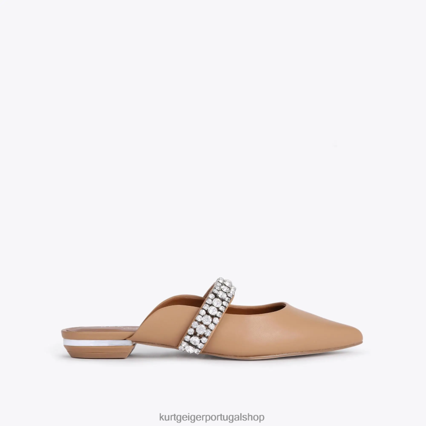 Kurt Geiger mulheres Londres principesco 8J6X00366 camelo | calçados