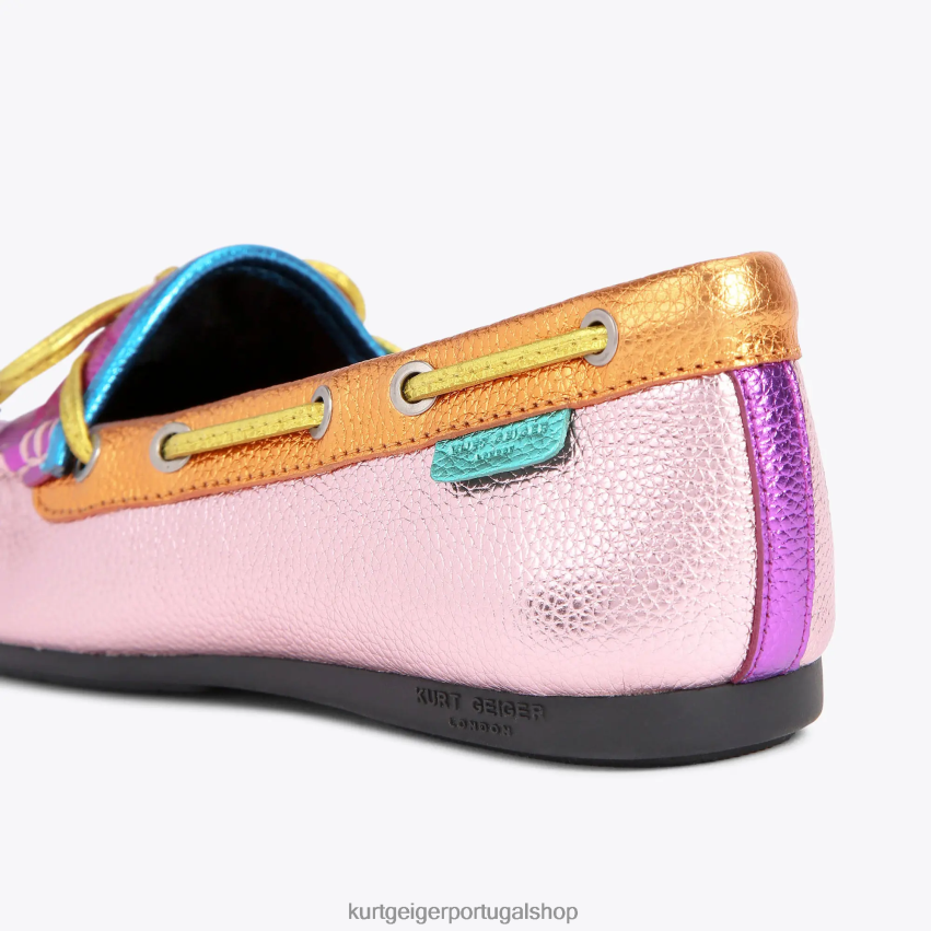 Kurt Geiger mulheres mocassim águia londres 8J6X00218 combinação rosa | calçados