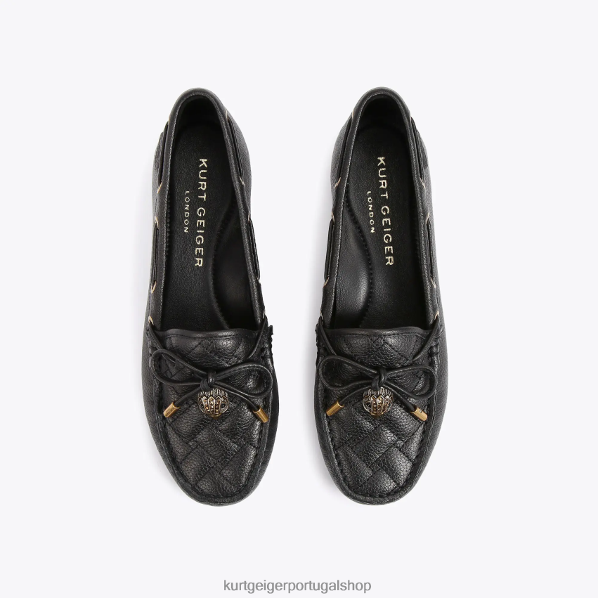 Kurt Geiger mulheres mocassim águia londres 8J6X00355 preto | calçados